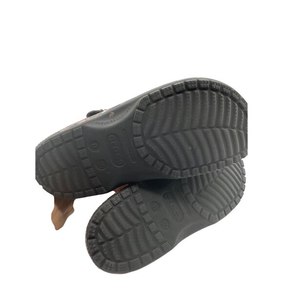 Clog Size 10 Unisex Leopard Cheetah Print Shoes Adjustable Strap Vent Holes - Picture 11 of 11